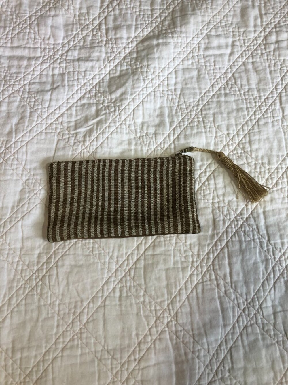 Angela Damman Yucatan Brown Clutch